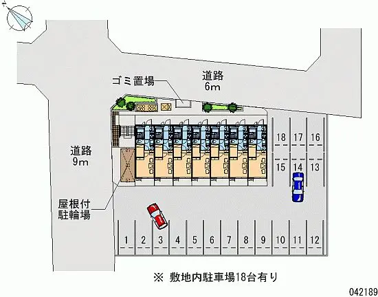 ★手数料０円★高浜市湯山町３丁目　月極駐車場（LP）